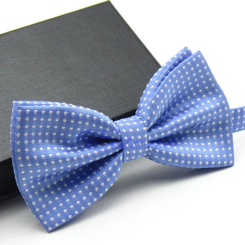 Cà Vạt Nơ Họa Tiết Chấm Bi Thời Trang Cho Nam