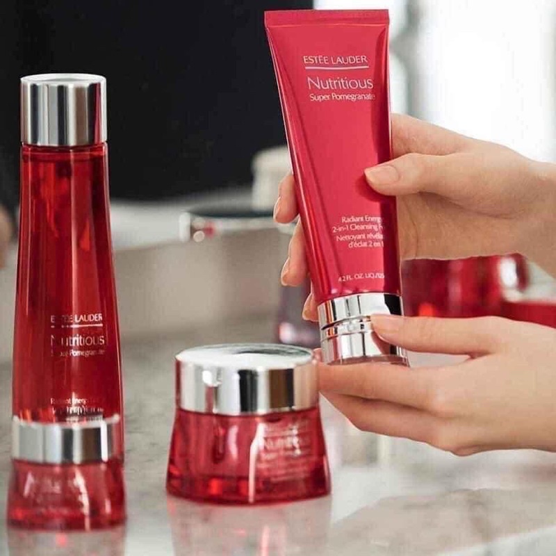 Sữa rửa mặt Estee Lauder Nutritious Super-Pomegranate full 125ml
