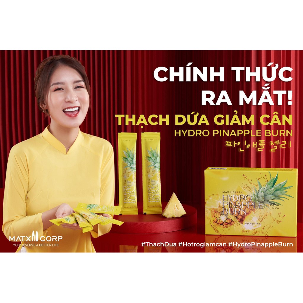 Thạch Giảm Cân Dứa Hộp 10 Gói | BigBuy360 - bigbuy360.vn