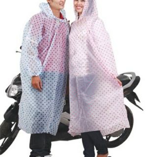 Áo Mưa Mặc 1 Lần Loại Chấm Bi