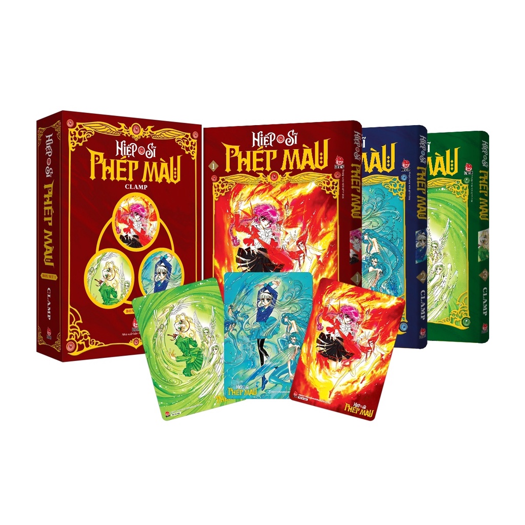 Truyện tranh Hiệp Sĩ Phép Màu - Magic Knight Rayearth (Boxset Bộ 3 Cuốn) - Tặng Kèm Thẻ Nhân Vật