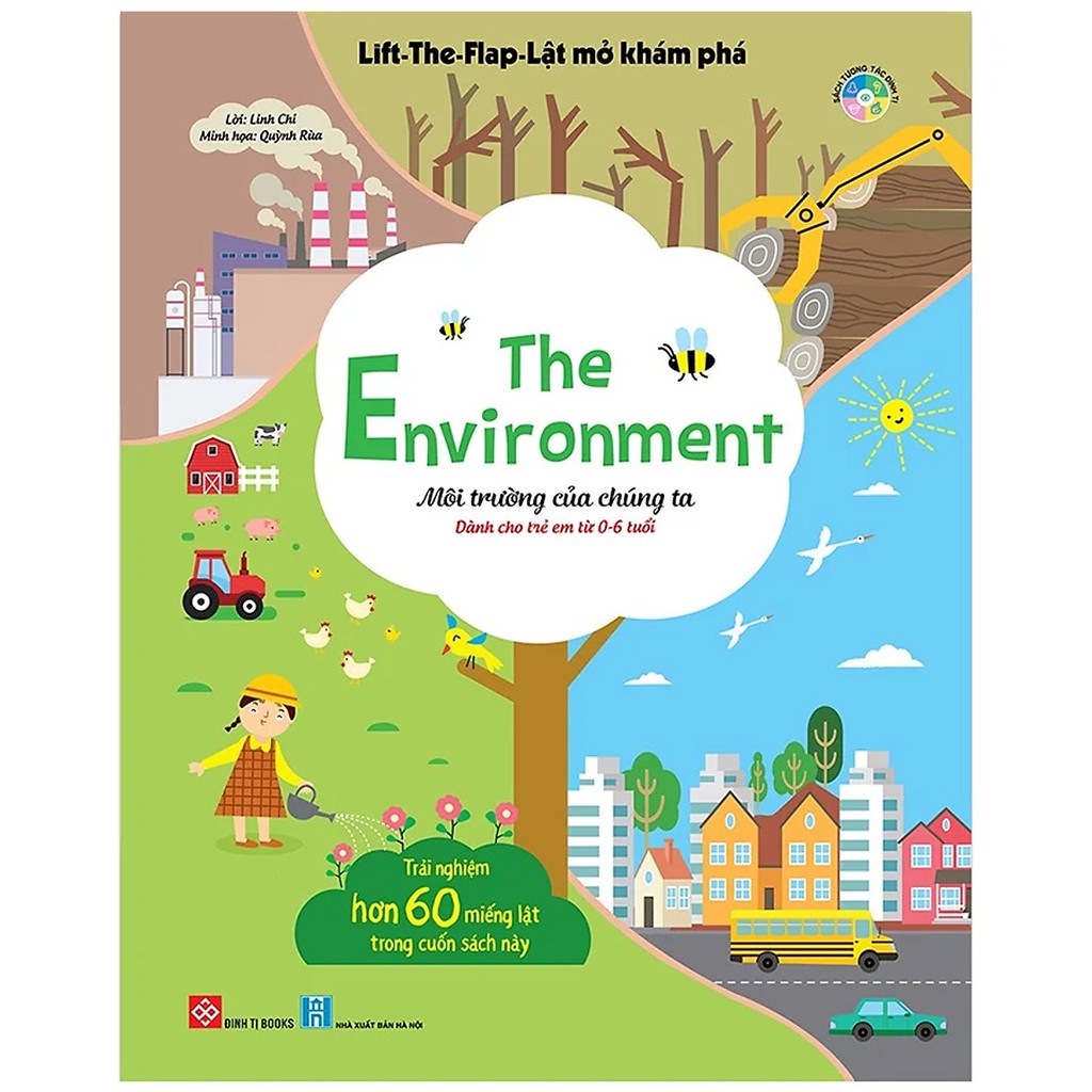 Sách - Lift-The-Flap - Lật mở khám phá -The Environment - môi trường của chúng ta