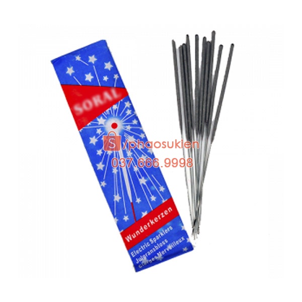 1 túi (10 que) pháo bông que sắt sinh nhật loại soral 15cm