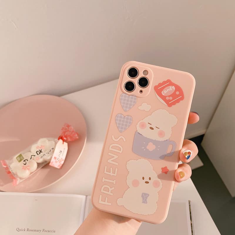 Ốp Lưng Điện Thoại Nhựa Mềm Thỏ Candy - CAS2174