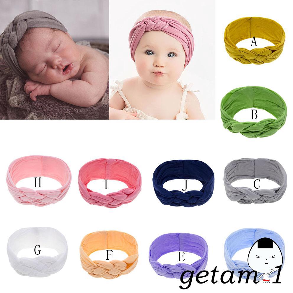 Băng đô quấn đầu đính nơ cho bé gái