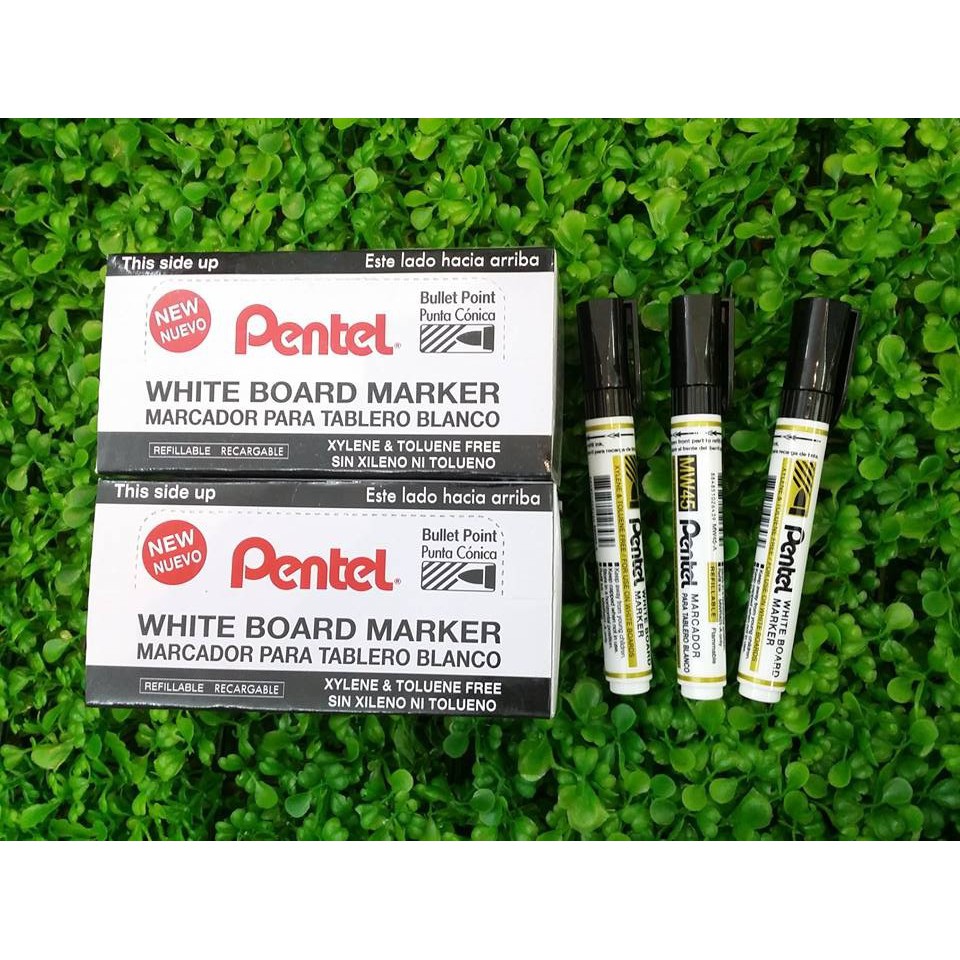 Bút dạ bảng Pentel đen hộp 12 chiếc