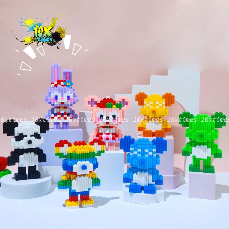 Mô hình bearbrick 12 cm họa tiết hoa quả tặng bạn trai bạn gái 10xtimes