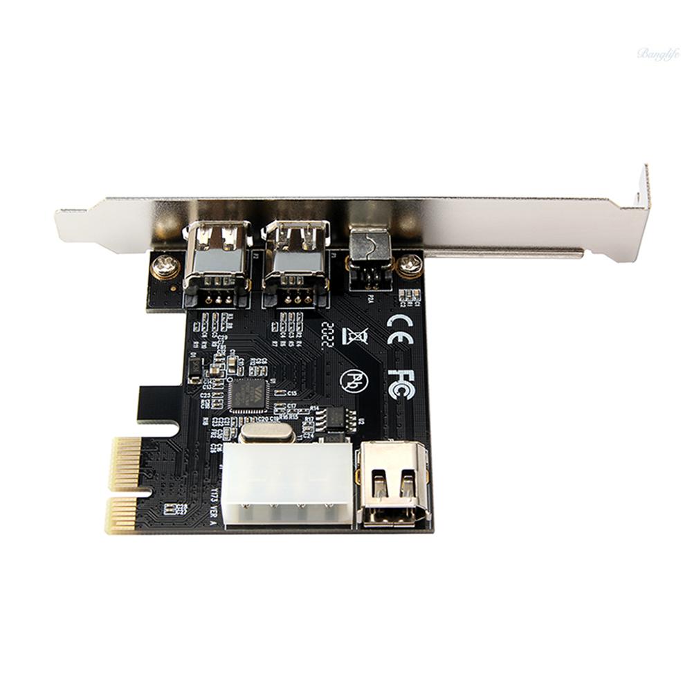 Card Chuyển Đổi Pci-e X1 Sang 3 Cổng 2x1394a 6pin 1x1394a 4pin | BigBuy360 - bigbuy360.vn