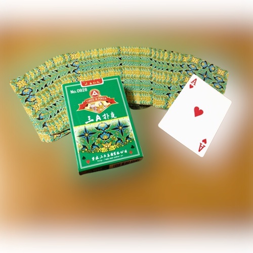 Bộ bài tây xanh lá No0982-3  52 lá