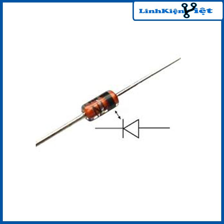 Diode 1N4148 450mA 100V chân cắm chân dán ( Gói 10 Con )