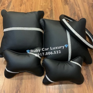 Gối tựa Đầu, tựa lưng đá Xe ô tô (có clip)