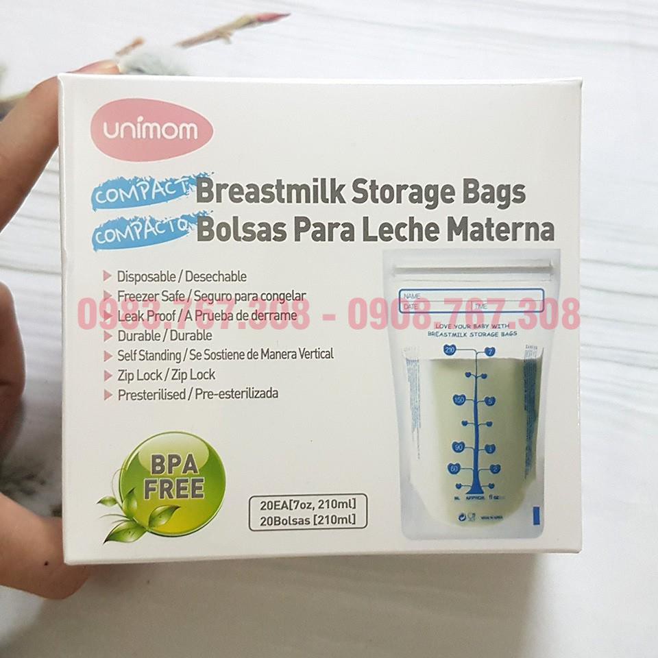 Túi Trữ Sữa Unimom Hàn Quốc - 1 Hộp 20 Túi