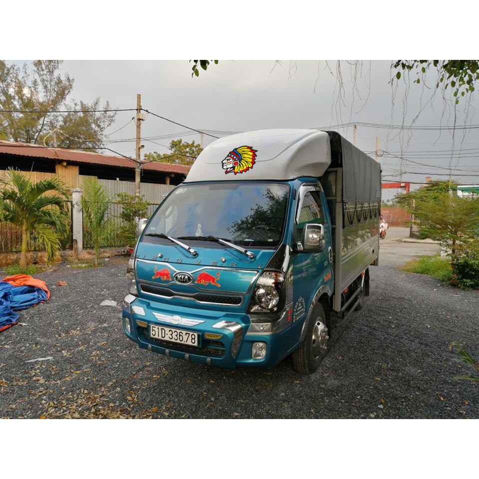 Tem dán xe tải HÌNH THỔ DÂN -decal  xe ô tô,  GIÁ SIÊU ÊM CHO 1 CẶP TEM ĐỘC  Thổ dân dán xe tải