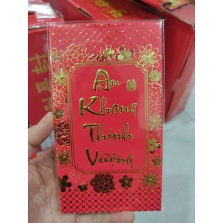 1 xấp bao lì xì nhung lớn
