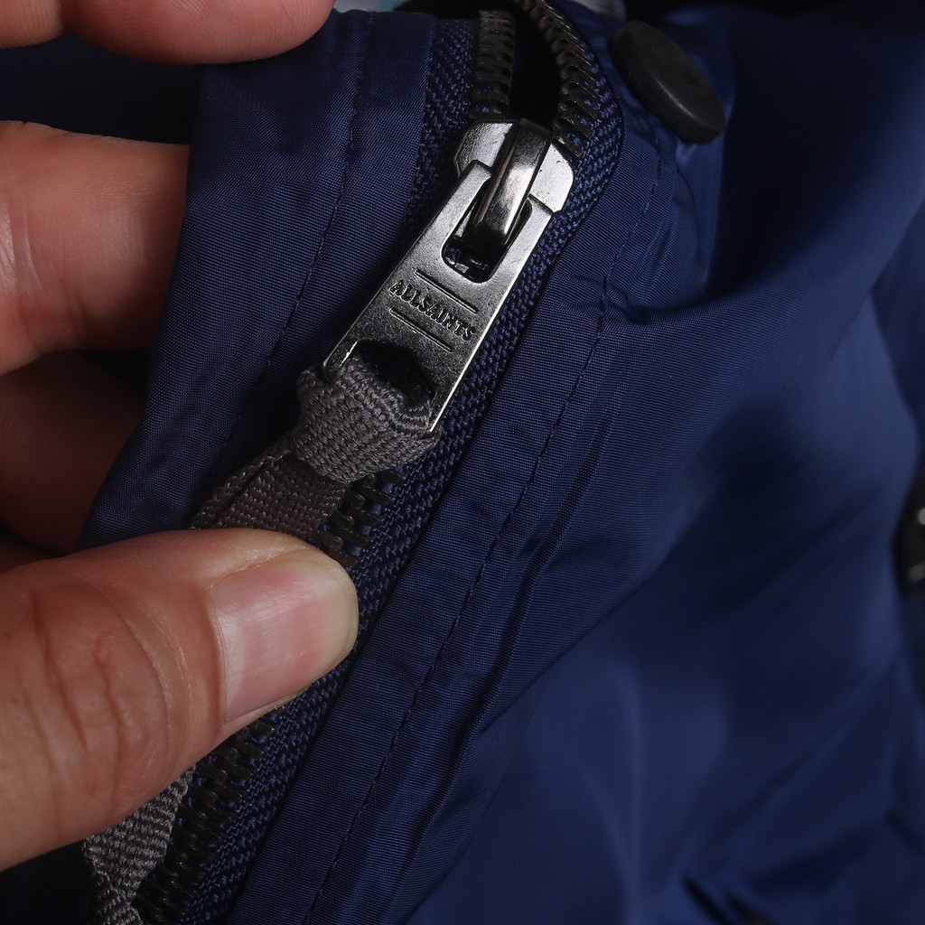 Áo khoác gió nam Bomber vnxk all saints  trơn màu xuất dư