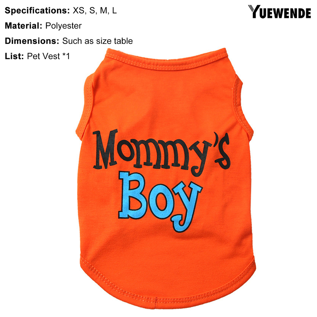 Áo In Chữ Y.E Cho Thú Cưng