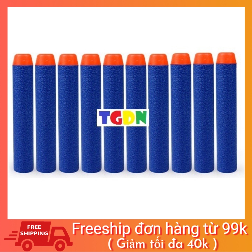 Gói 10 que đạn xốp mềm hàng chuẩn loại 1 (có 2 loại dính và không dính)