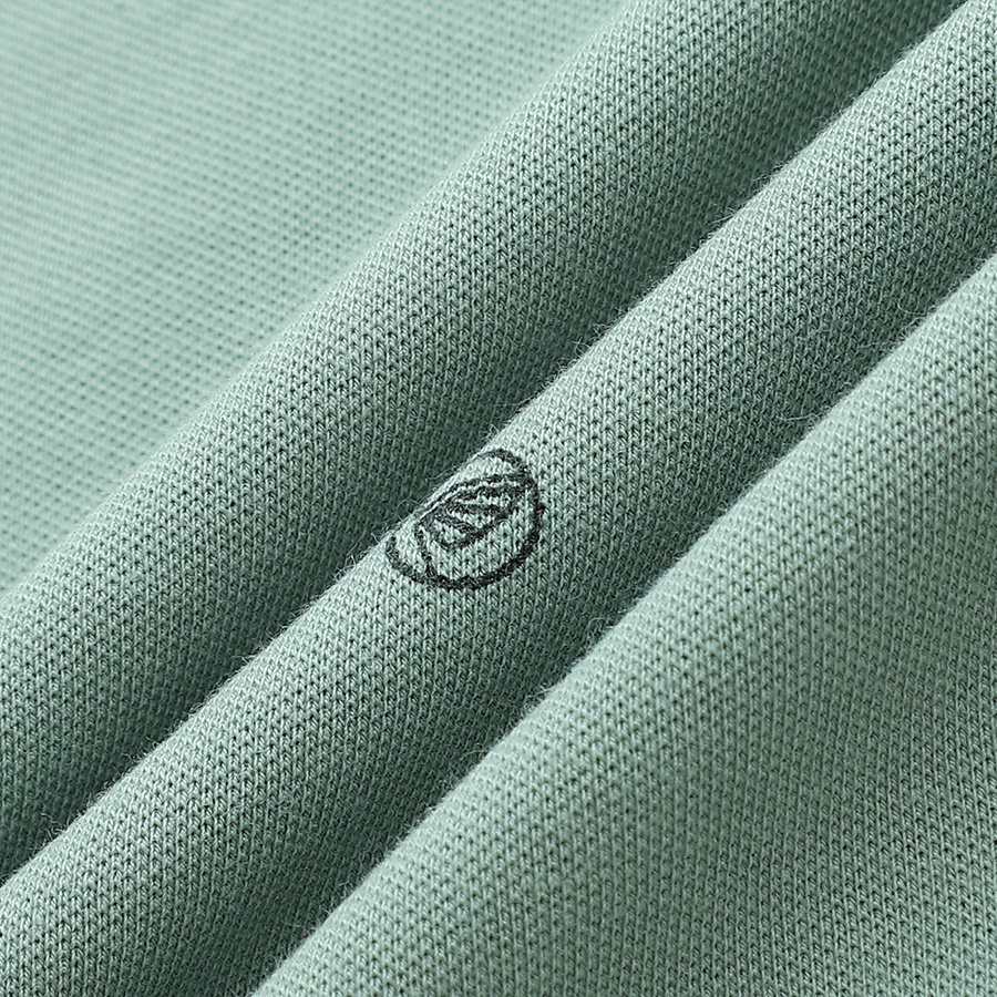 Áo thun polo nam Aristino APS030S2 phông ngắn tay cổ bẻ dáng slim fit ôm nhẹ màu xanh rêu in họa tiết vải cotton cao cấp