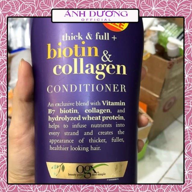 Dầu gội xả Biotin Collagen,cặp gội xả Biotin Collagen chống rụng tóc và kích thích mọc tóc 577ml*2 - anhduong.official.v