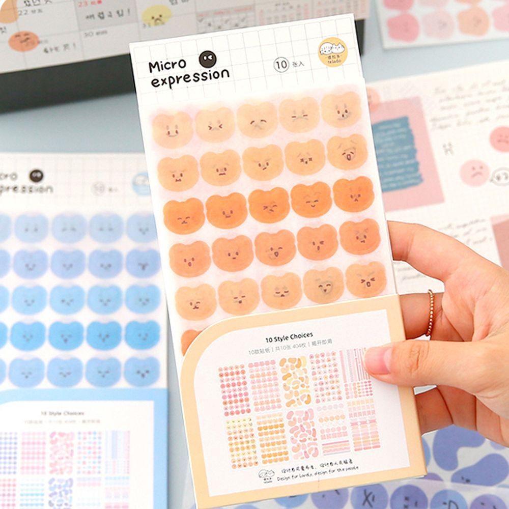 Nhãn Dán Trang Trí Nhật Ký / Điện Thoại / Album Ảnh Họa Tiết Hoạt Hình Dễ Thương