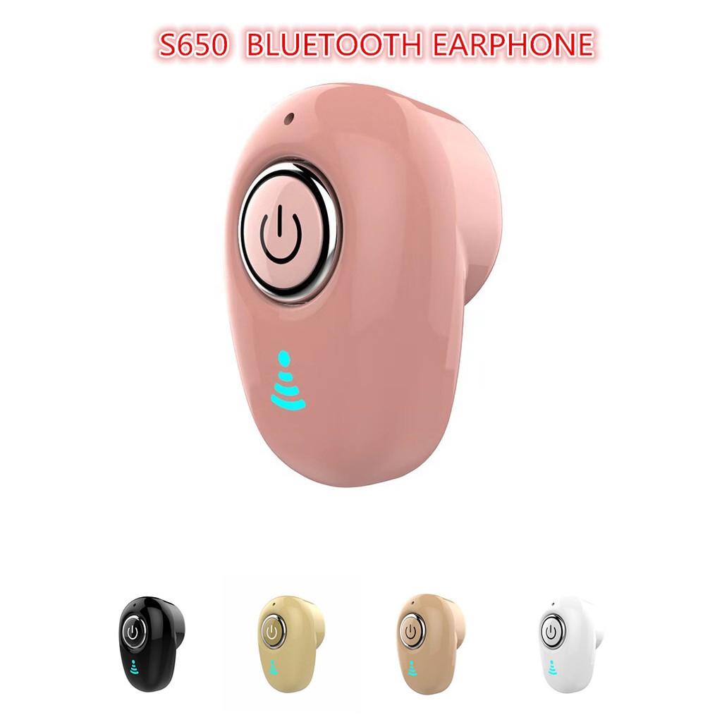 S650 Tai nghe Bluetooth mini Tai nghe không dây vô hình Tai nghe doanh nghiệp trong tai