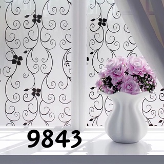 Giấy dán kính hoa văn-khổ 0,9m