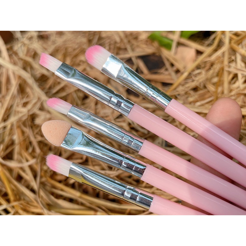 Bộ cọ trang điểm Hồng mini 5c nội địa nhỏ xinh tiện lợi sỉ tốt - DREAM STORE | BigBuy360 - bigbuy360.vn