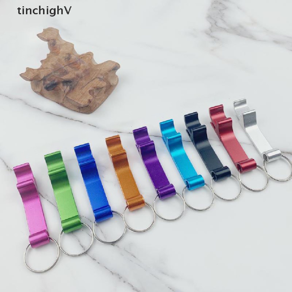 [TinchighV] Móc Khóa Mở Nắp Chai Bia Bằng Hợp Kim Nhôm Sáng Tạo