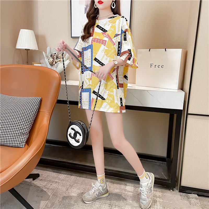 Áo Thun Ngắn Tay In Hình Phong Cách Hàn Quốc Thời Trang Hè 2021 Cho Nữ | BigBuy360 - bigbuy360.vn