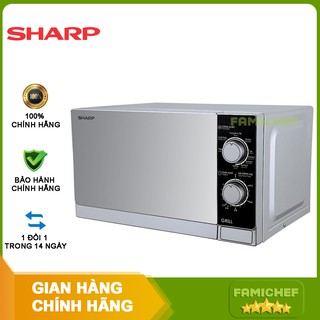 Lò vi sóng có nướng sharp r-g223vn-sm 20 lít