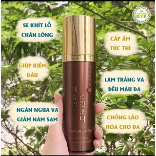 Nước hoa hồng dưỡng trắng ngừa nám da nature book-120ml