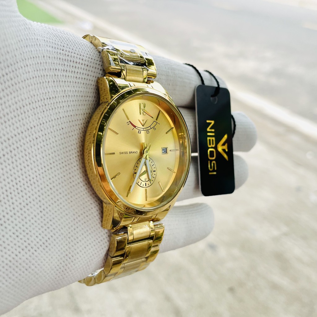 Đồng hồ nam chính hãng - ĐỒNG HỒ NAM NIBOSI SIÊU MỎNG DÂY VỎ INOX NGUYÊN KHỐI HÀNG HÃNG FULL BOX | BigBuy360 - bigbuy360.vn