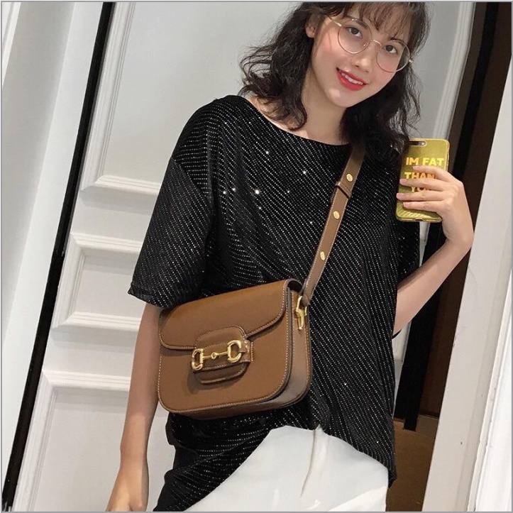 Túi Hồ Ngọc Hà Xịn Chuẩn Xuất Dư DC2804 - Túi Đeo Chéo Đeo Vai Gucci Chuẩn Xịn