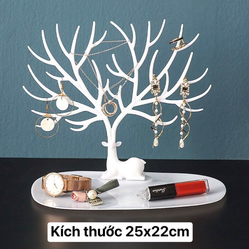Giá để đồ , treo móc chìa khoá để bàn - Giá để đồ hình hươu decor phòng siêu đẹp