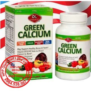 Green Calcium - Canxi hữu cơ hộp 100v ( OLYMPIAN LABS)