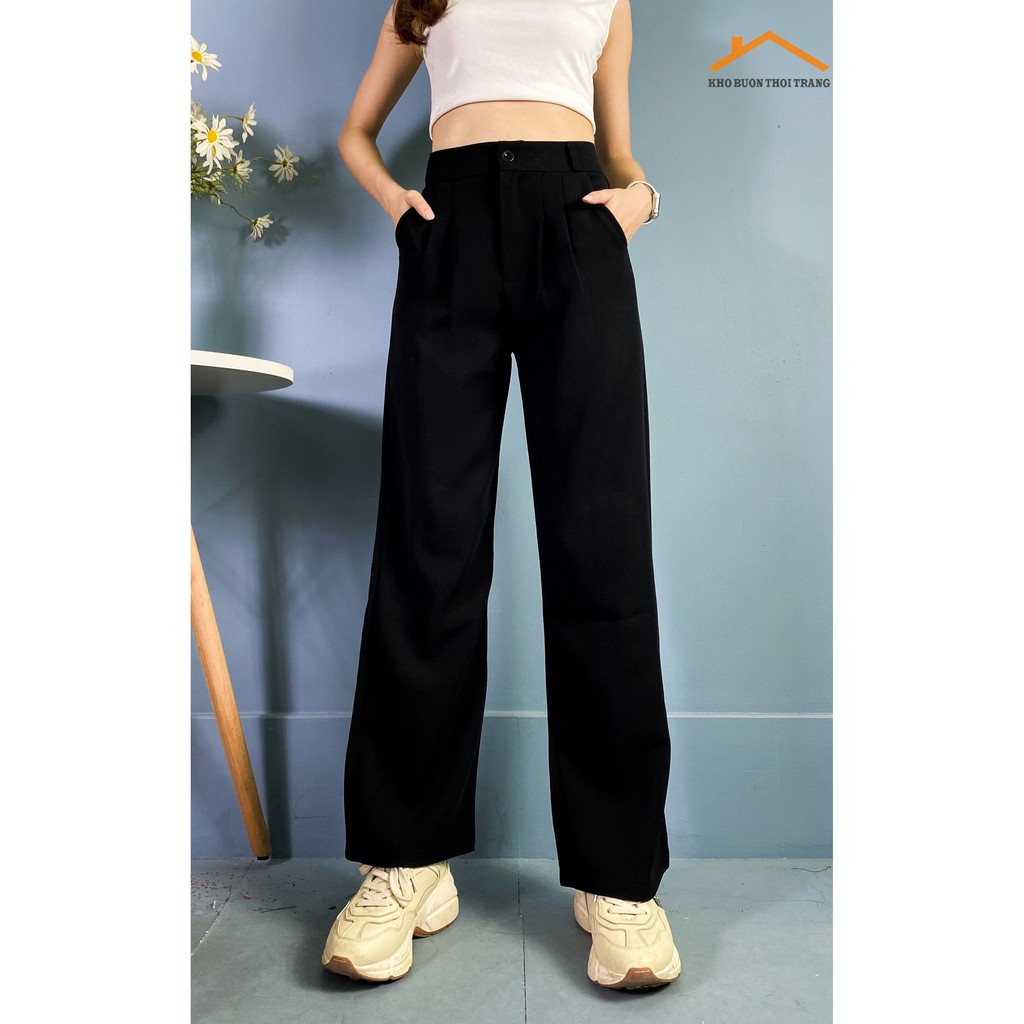Quần vải ống rộng nữ | BigBuy360 - bigbuy360.vn
