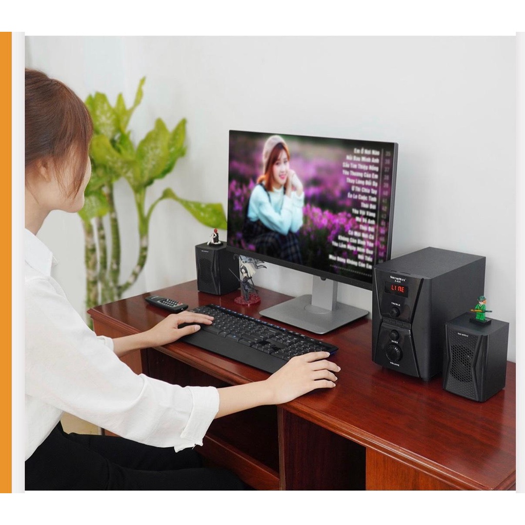 Loa SoundMax A-828/2.1 có Bluetooth - Hàng Chính Hãng