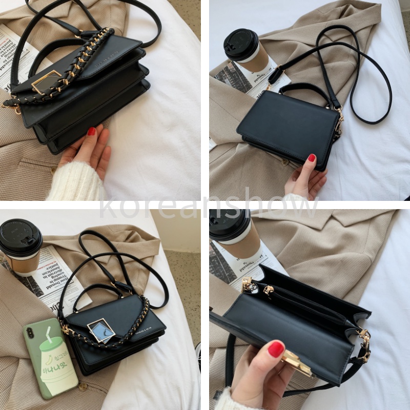 Túi Xách Nữ Đẹp Túi Đeo Chéo Da Pu Màu Đen Thời Trang Hàn Quốc Cho Nữ-69