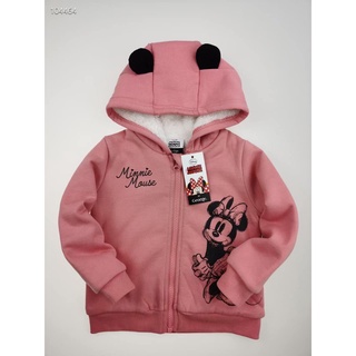 Áo nỉ mickey lót lông cho bé gái