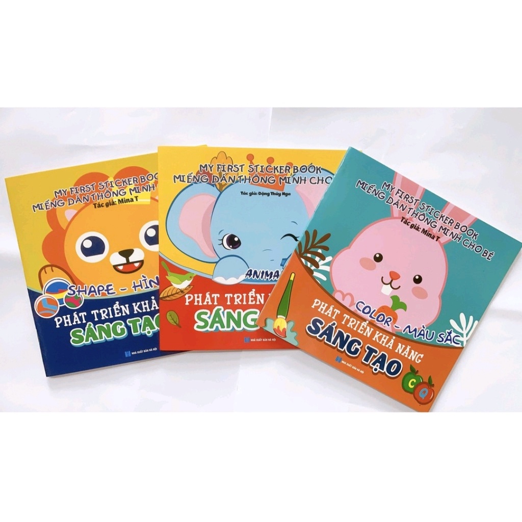 Miếng Dán Thông Minh Cho Bé - My First Sticker Book - Phát Triển Khả Năng Sáng Tạo