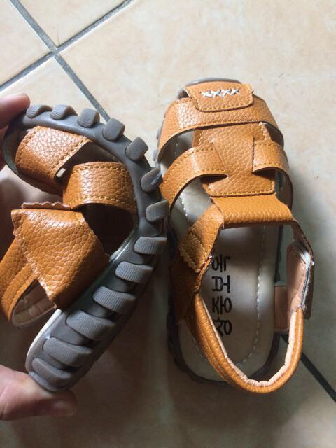 [ẢNH THẬT]Sandal/dép cho bé trai/bé gái mùa hè da cực bền