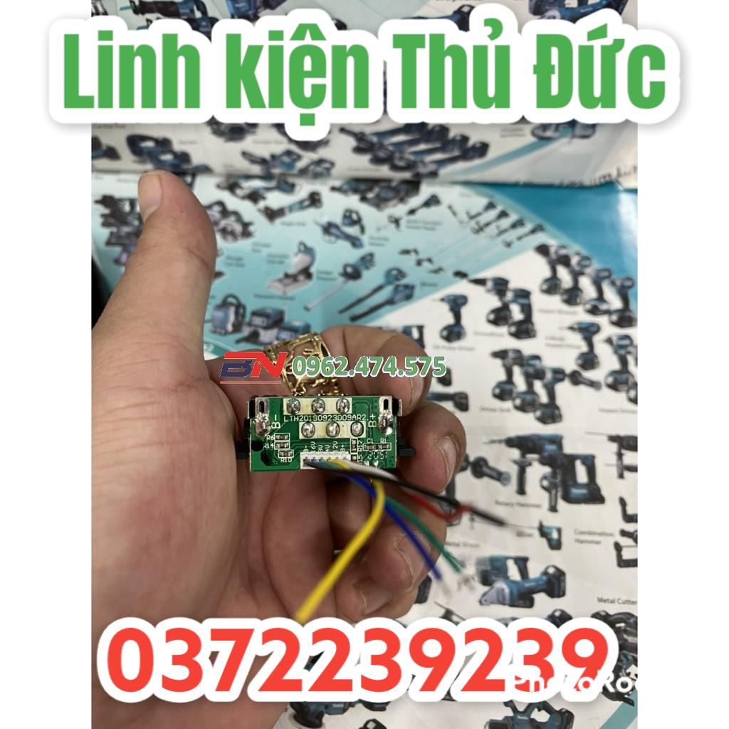 Lktd BN. Vỏ mạch pin Dewalt 18V Li-ion full tem, 1 hàng cell, có Led báo, nhận sạc zin.
