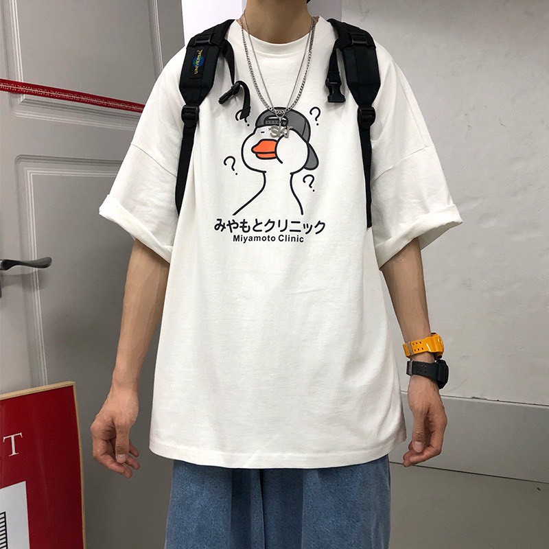 Áo thun tay lỡ Unisex NEKOSG, áo phông form rộng AF8