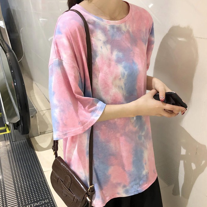 Áo thun tay ngắn phong cách Hàn Quốc cho phái nữ | BigBuy360 - bigbuy360.vn