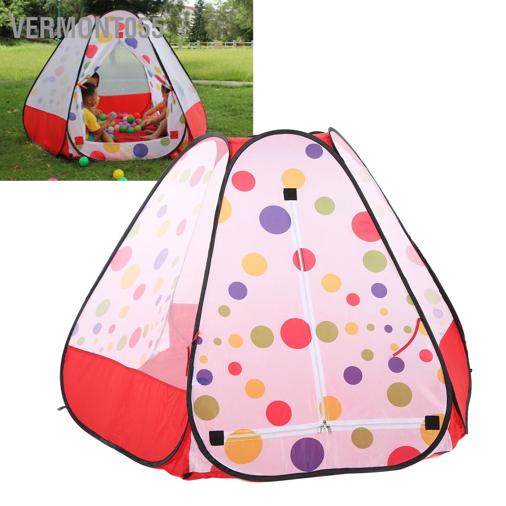 Có thể bán buôn Lều cho trẻ em di động Vui chơi vui giải trí ngoài trời trong nhà Đi cắm trại dã ngoại Tiệc Pajama Hàng giao ngayVermont055