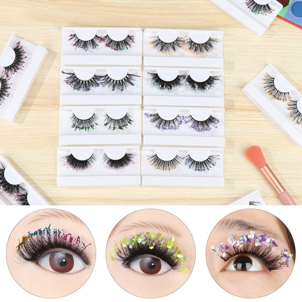 DIACHAVN Lông Mi Giả Thời Trang Trang Điểm Dự Tiệc