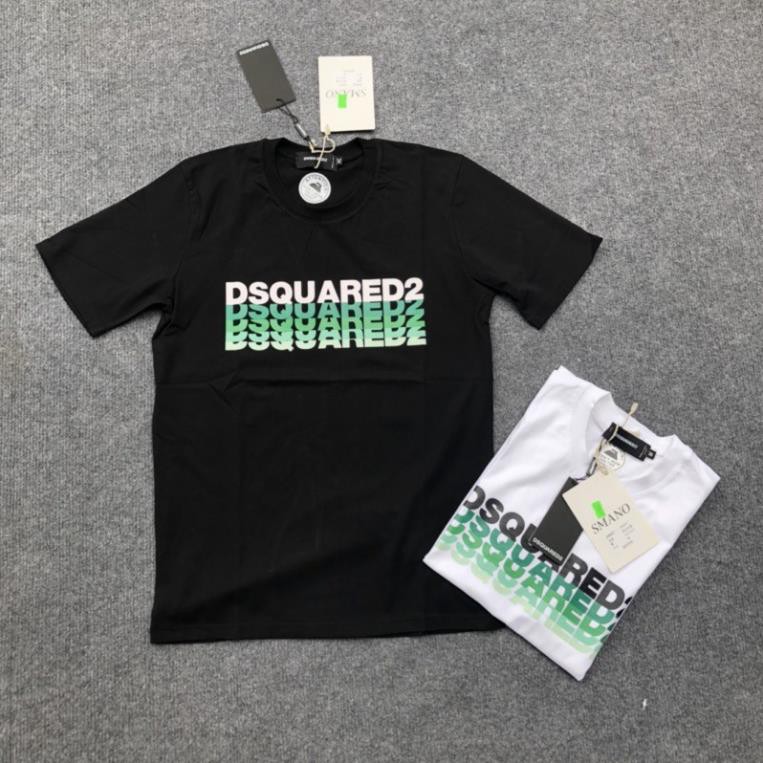 Áo phông Dsquared2 chữ xanh cực đẹp 2021 - Áo phông nam nữ - Áo đôi . ,