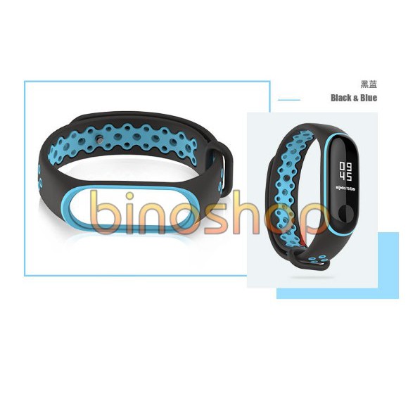 Dây đeo thay thế Miband 3 thể thao chính hãng Mijobs (dây Nike)