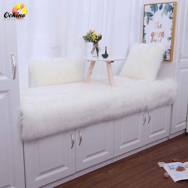 Thảm lông hồ ly Chụp ảnh và Trang trí Sàn phòng ngủ, phòng Khách và sofa Cao cấp Size 1m8-1m (Đủ Màu)