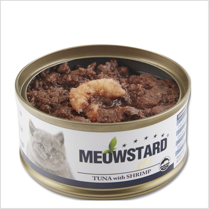 [HCM] Pate Meowstard Eco Cho Mèo, Cho Thú Cưng lon 80gr
